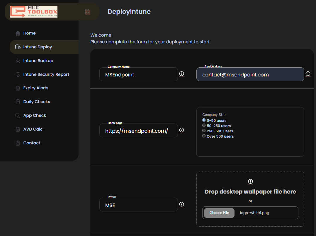 Form Submission Setup